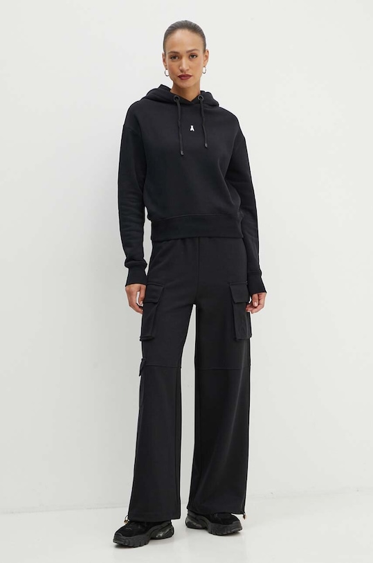 Patrizia Pepe spodnie dresowe 8P0617.J219 czarny AW24