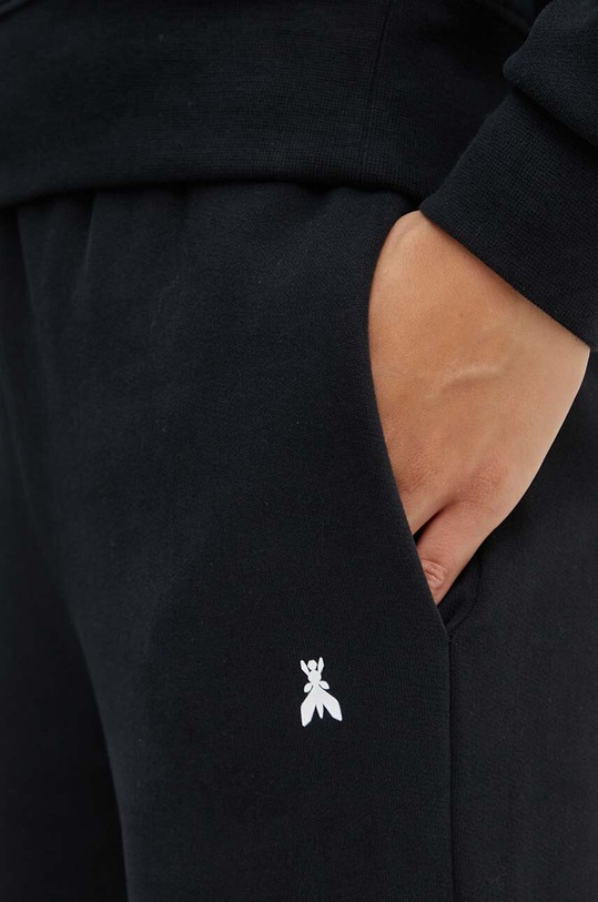 Patrizia Pepe pantaloni de trening din bumbac negru 8P0618.J079