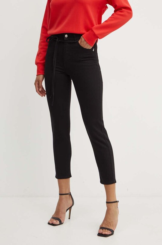 Patrizia Pepe pantaloni potrivit negru 8P0652.D006