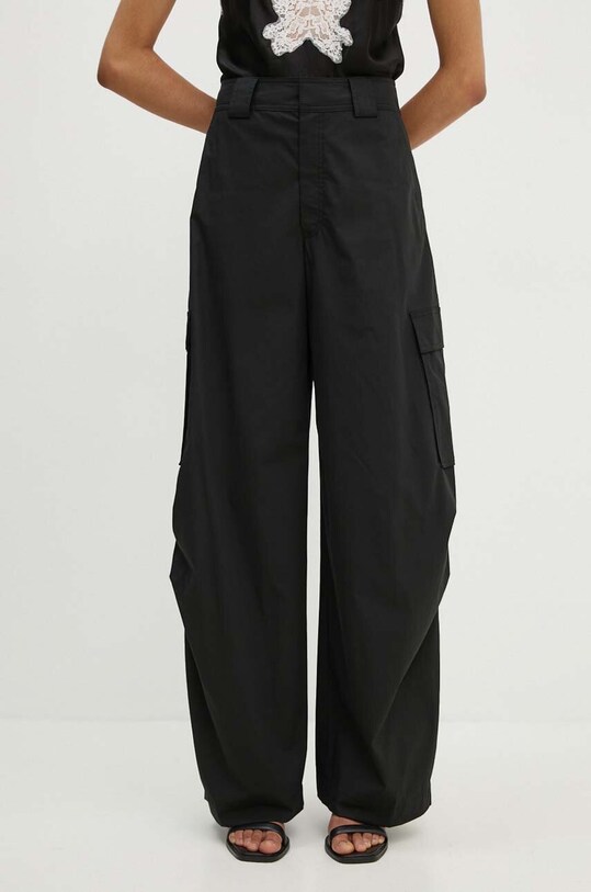 A.L.C. spodnie Brie tkanina czarny 2PANT01031