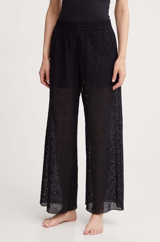 Pamučne hlače Vilebrequin LACY pamuk crna LCYAV762