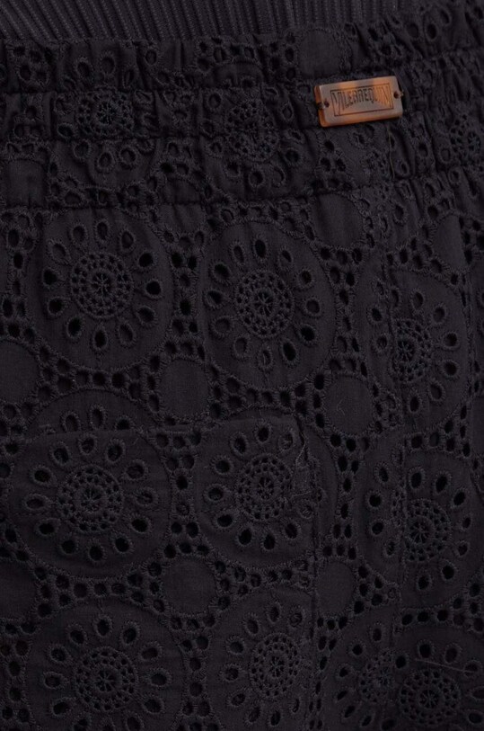 Vilebrequin pantaloni de bumbac LACY negru LCYAV762