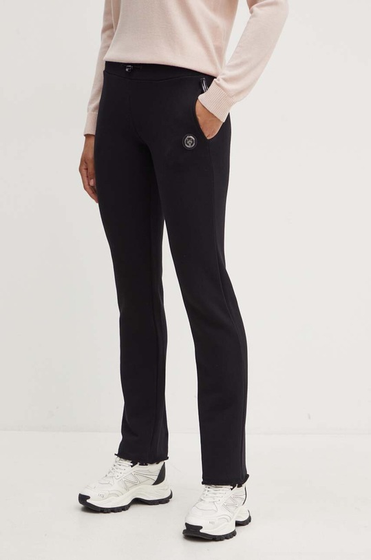 PLEIN SPORT pantaloni de trening tricotaj negru FADC.WJT1961.SJO001N