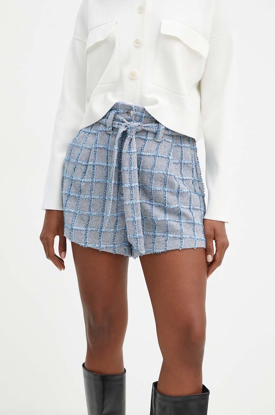 Boss Orange pantaloni scurti tricotaj albastru 50524633