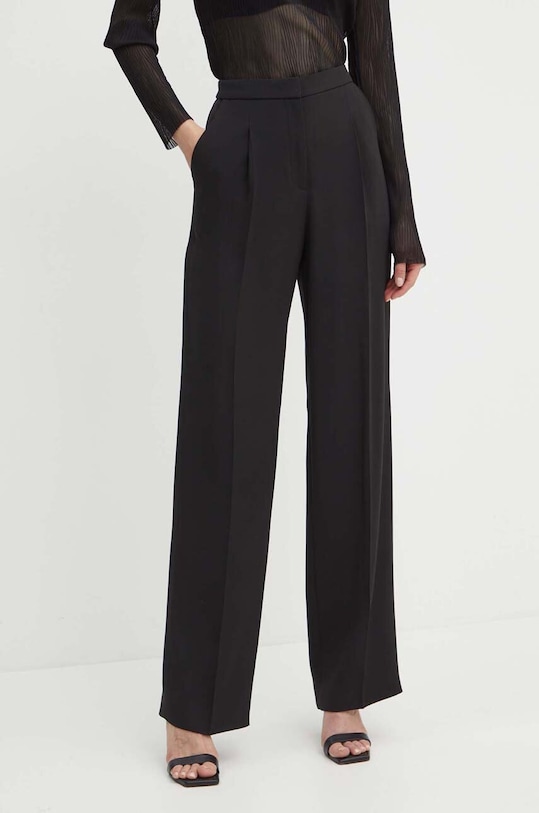 Παντελόνι BOSS ψηλή μαύρο 50518419