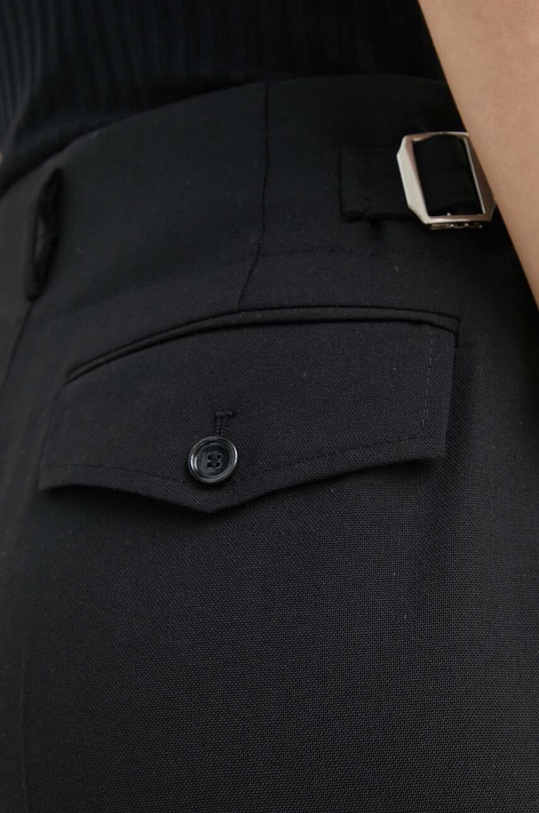 Βελούδινο παντελόνι BOSS μαύρο 50518853