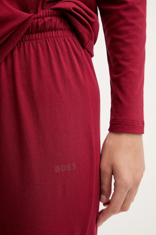 Nohavice BOSS burgundské 50520148