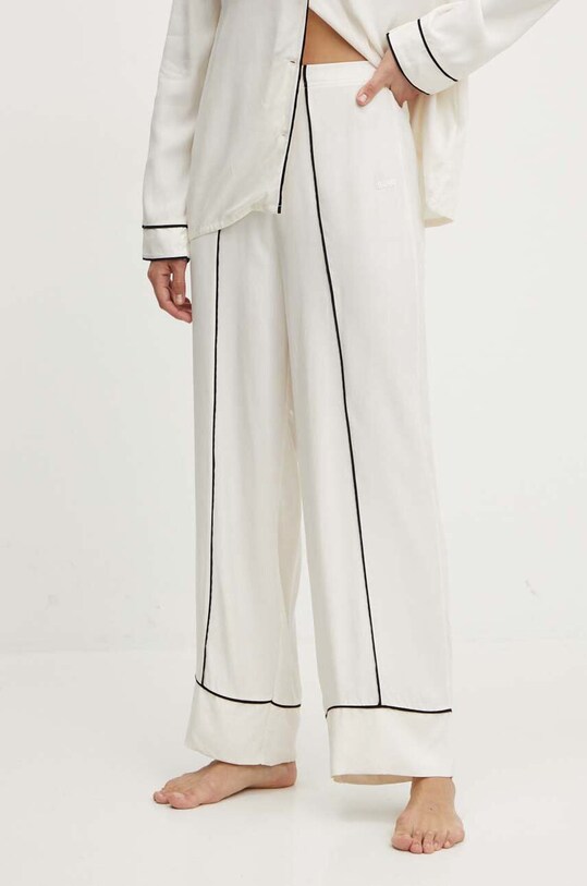 BOSS pantaloni de pijama fund bej 50520788