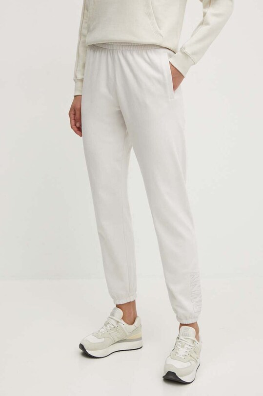 Спортивні штани Dkny трикотаж бежевий DP4P3394
