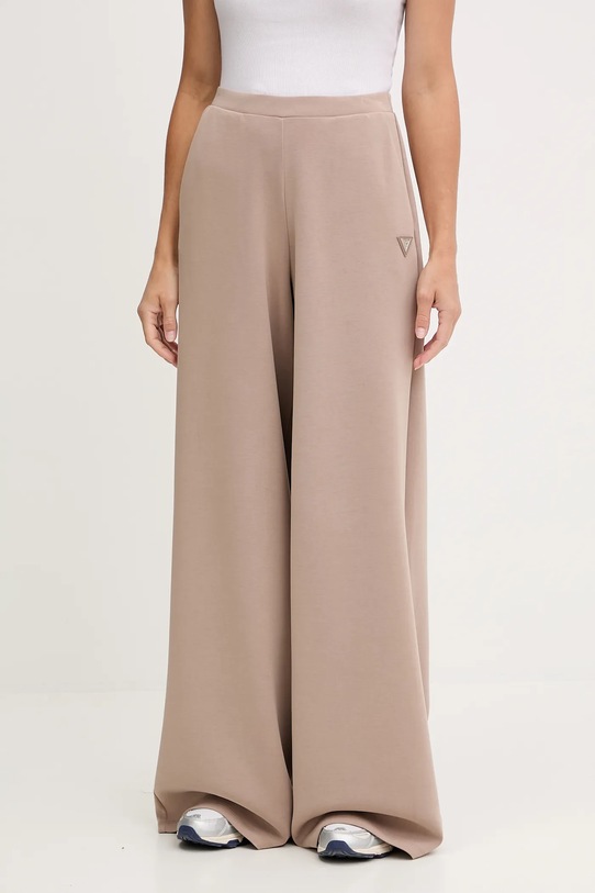 Guess pantaloni OLYMPE tricotaj bej V4YB07.KCAY2