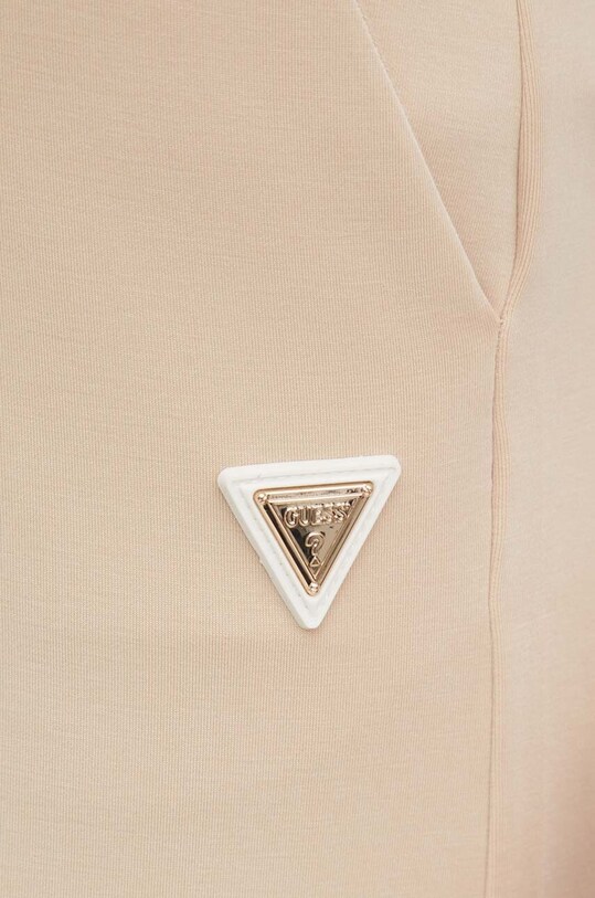 Guess spodnie OLYMPE beżowy V4YB07.KCAY2