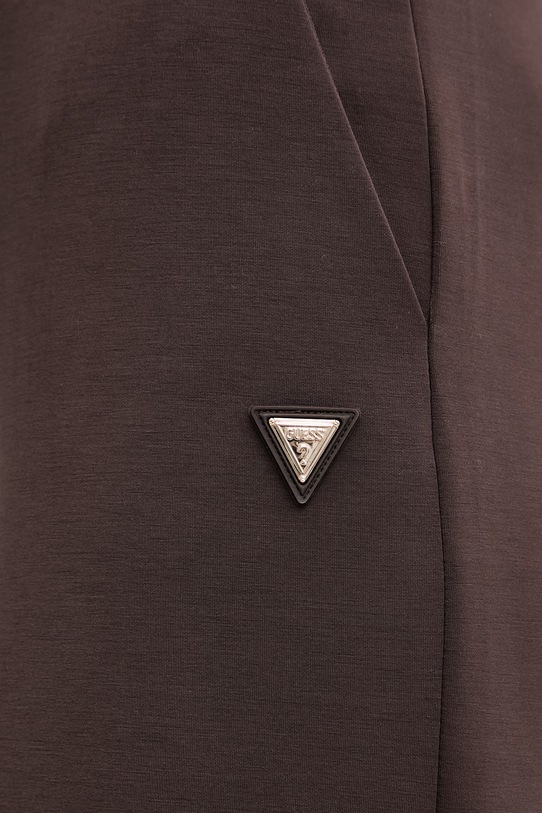 Παντελόνι Guess OLYMPE καφέ V4YB07.KCAY2