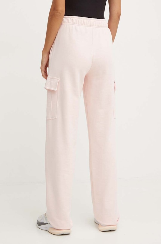 Odzież Guess spodnie dresowe bawełniane RGINE V4YB10.KC6W1 różowy