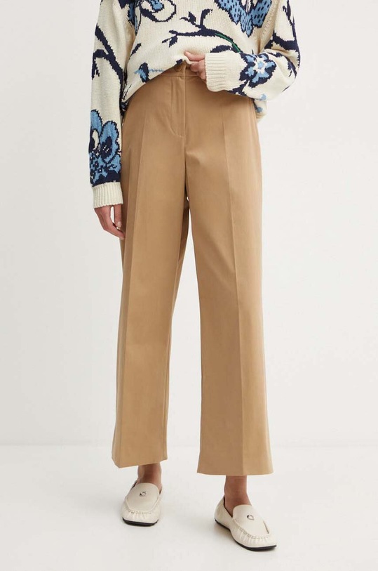 Παντελόνι Weekend Max Mara μπεζ 2425136011600