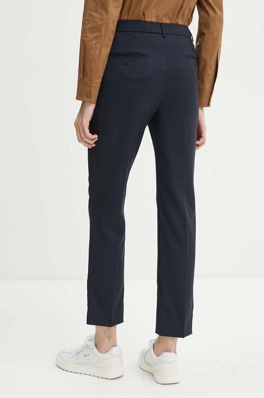 Odzież Weekend Max Mara spodnie wełniane 2425136051600 granatowy
