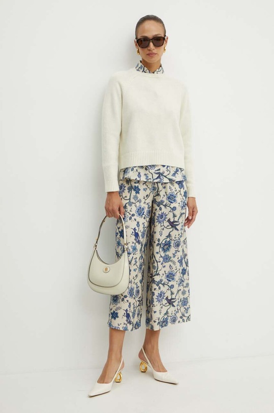 Weekend Max Mara selyemnadrág 2425136061600 kék AW24