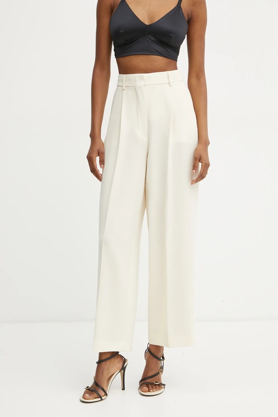 Weekend Max Mara pantaloni drept bej 2425136091600