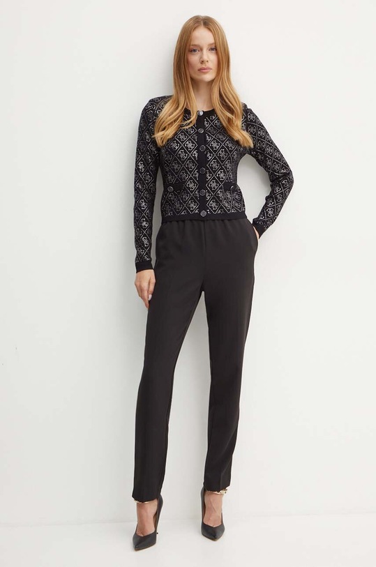 Guess pantaloni ROBERTA W4YB52.WFWX2 nero AW24