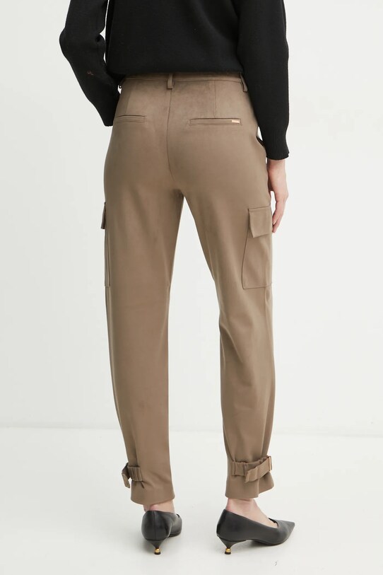 Odzież Guess spodnie MARZIA W4YB08.WE0L0 brązowy