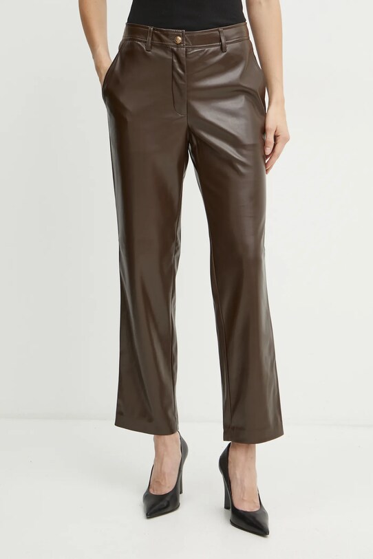 Kalhoty Guess LIA hnědá W4YB18.WF8Q0