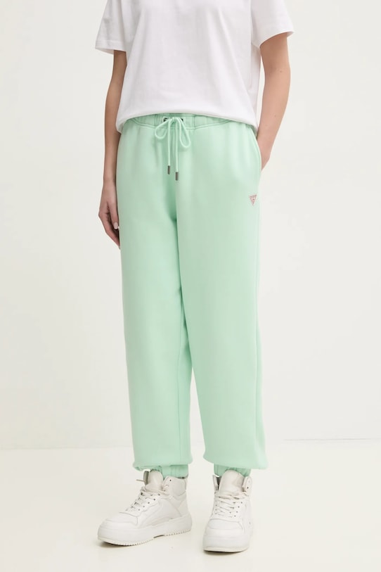 Guess Jeans spodnie dresowe zielony W4YB33.KC811