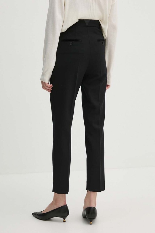 Odzież Pinko spodnie z domieszką wełny 103702.A1XX czarny