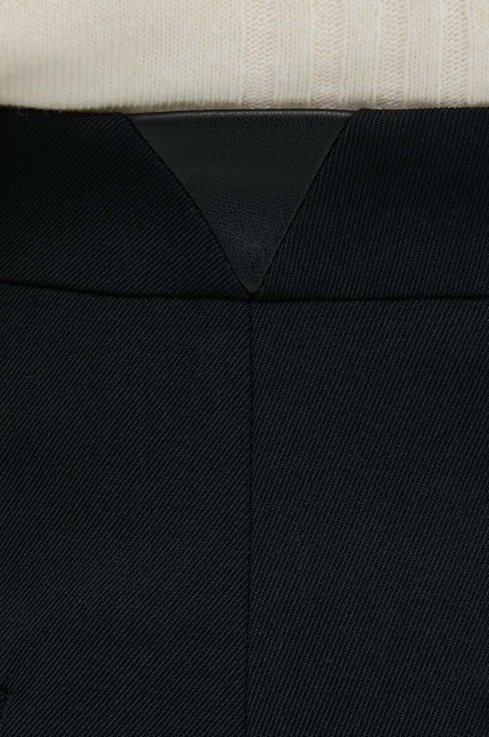 Pinko spodnie z domieszką wełny czarny 103702.A1XX