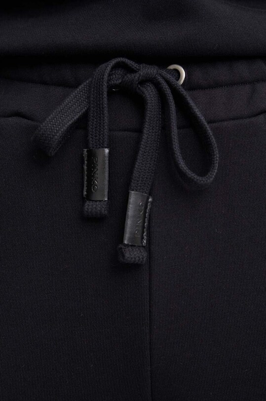 Pinko pantaloni de trening din bumbac negru 100371.A23C