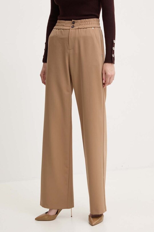 Kalhoty Pinko high béžová 104178.A18E