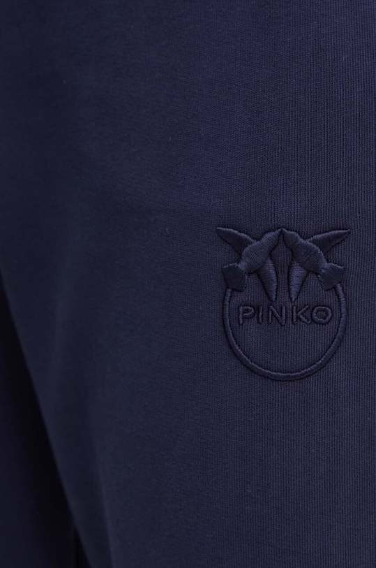Pinko pantaloni della tuta di cotone blu navy 100371.A21P