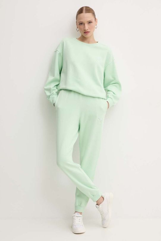 Bavlnené tepláky Pinko 100371.A21P zelená AW24