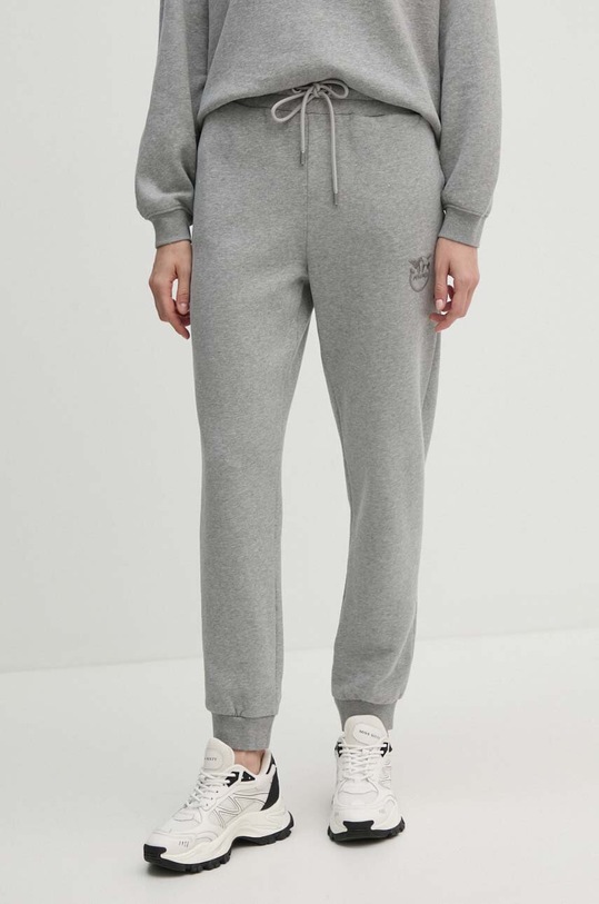 Bavlněné tepláky Pinko pletenina šedá 100371.A21P