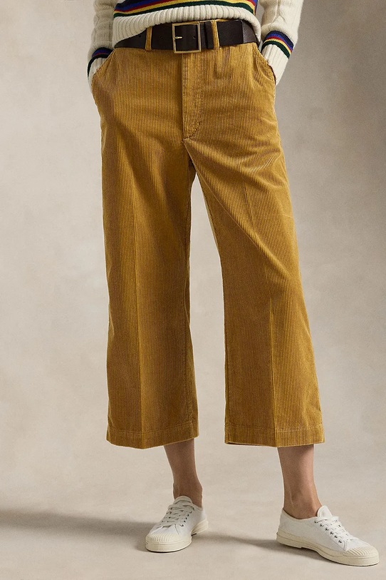 Polo Ralph Lauren corduroy trousers 211940714 yellow AW24