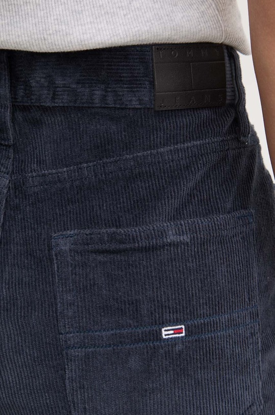 Tommy Jeans pantaloni de catifea cord bleumarin DW0DW18502
