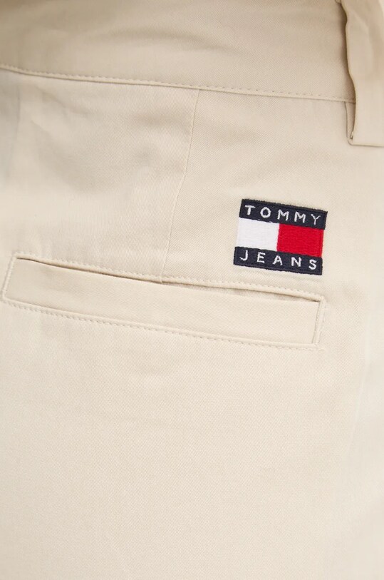 Kalhoty Tommy Jeans béžová DW0DW18592
