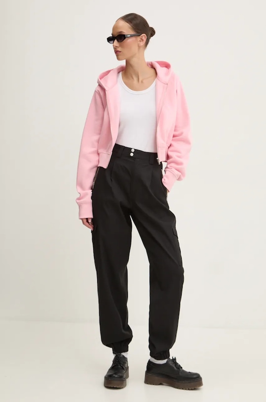 Tommy Jeans pantaloni DW0DW18592 negru AW24