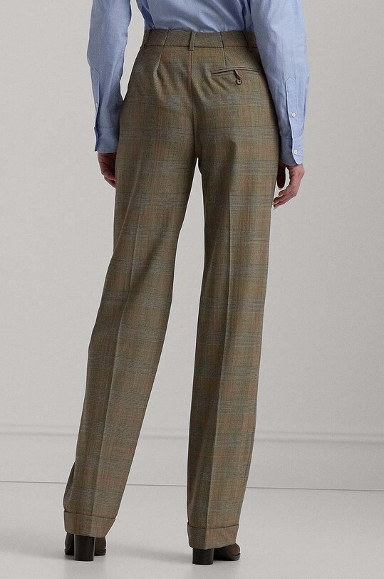Îmbrăcăminte Lauren Ralph Lauren pantaloni de lana 200940239 maro