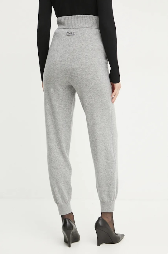 Îmbrăcăminte Pinko pantaloni de trening de lână 104316.A271 gri