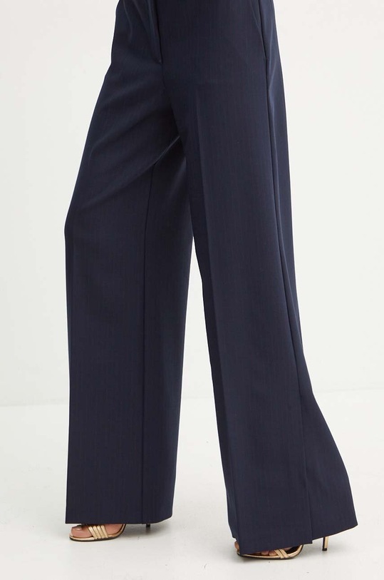 Pinko pantaloni din lana bleumarin 104459.A29K