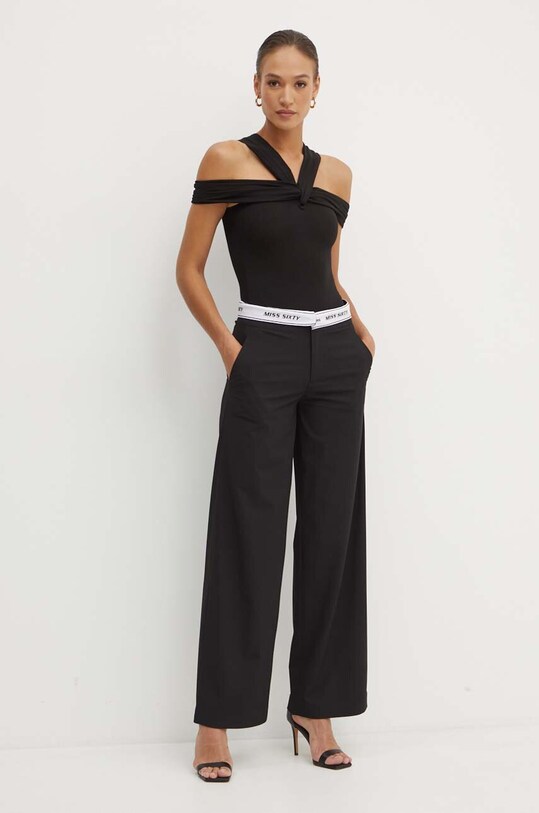 Miss Sixty spodnie 6L2PJ2460000 PJ2460 L/PANTS 6L2PJ2460000 czarny AW24