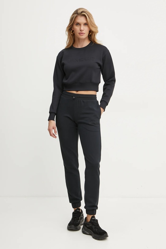 Tepláky PLEIN SPORT AADC.WJT2007.SJO001N čierna AW24