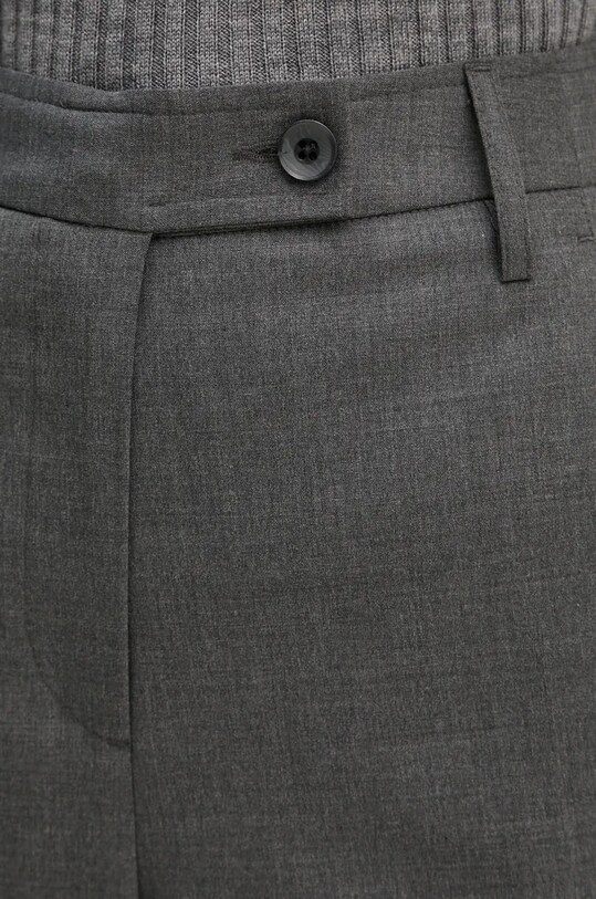 Штани з домішкою вовни Remain Curved Leg Pants сірий 5018991959