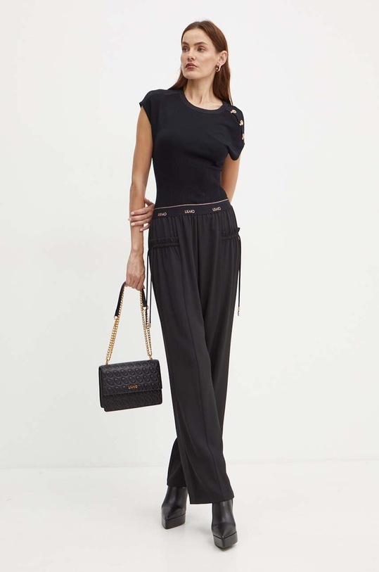 Liu Jo pantaloni TF4011.T3977 negru AW24