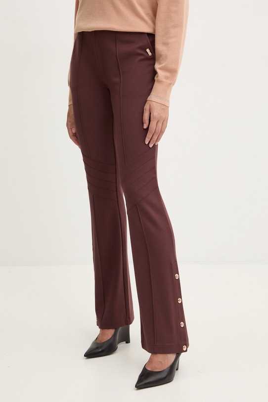 Liu Jo pantaloni a zampa marrone TF4027.JS182