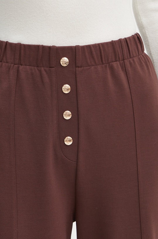 Hlače Liu Jo smeđa TF4044.JS182