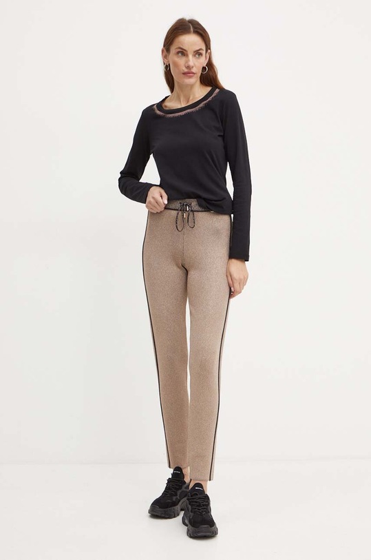 Liu Jo pantaloni de trening TF4104.MS49I aur AW24