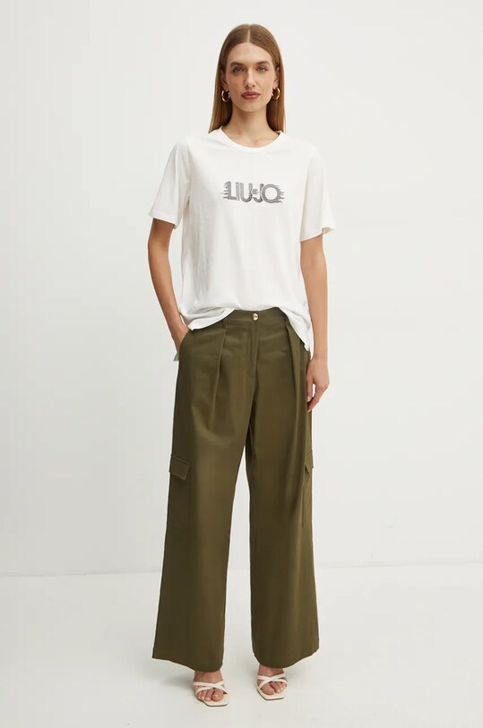 Брюки Liu Jo TF4254.T2603 зелёный AW24