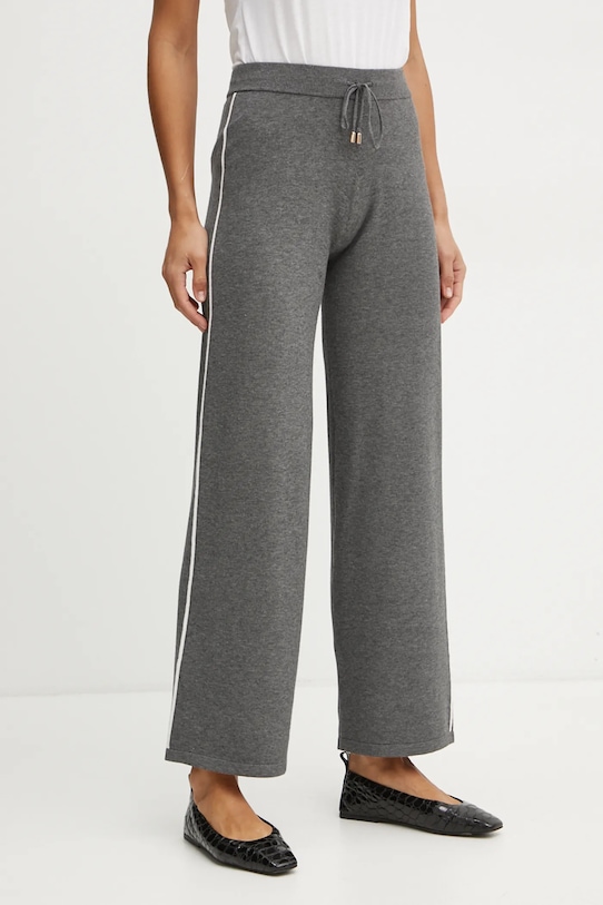 Liu Jo pantaloni de trening tricotaj gri TF4315.MS63L