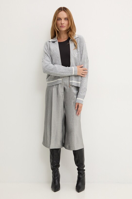 Nohavice Liu Jo WF4472.T1021 strieborná AW24
