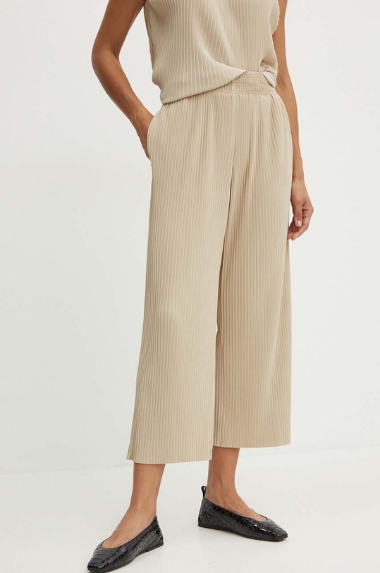 Max Mara Leisure spodnie tkanina beżowy 2426786027600